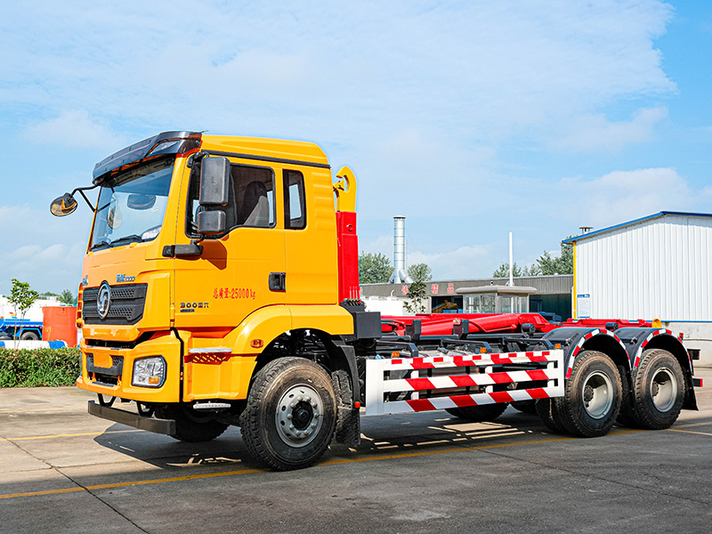 RLQ5259ZXXS6德龙后双桥18方勾臂垃圾车