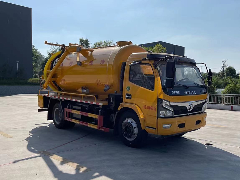 RLQ5140GQWE6福瑞卡185马力一体罐清洗吸污车