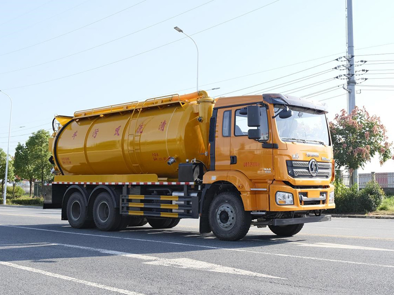 RLQ5250GQWS6德龙后双桥清洗吸污车 -