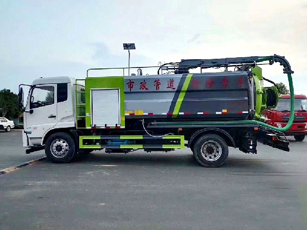 国六水4方/污10方东风天锦 清洗吸污车