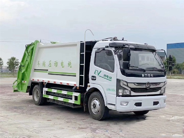 纯电动8立方压缩垃圾车可上牌